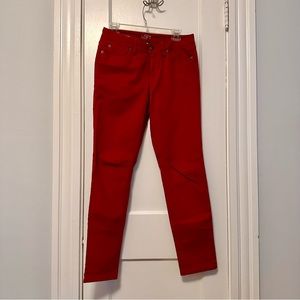 Red Skinny Jeans